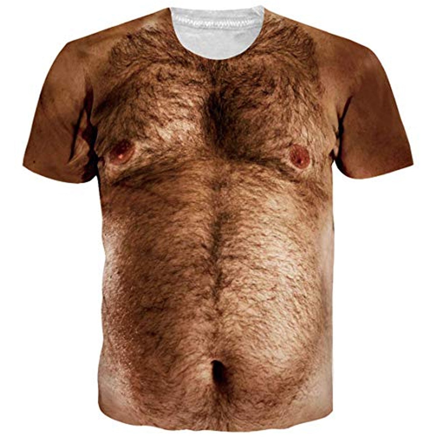 Harige borst grappig T-shirt