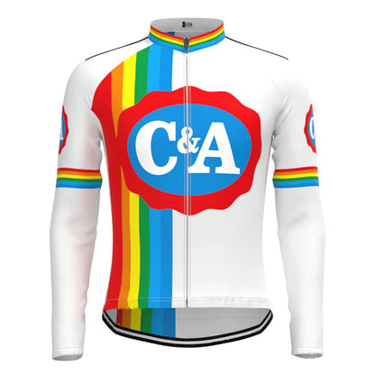 C&amp;A Rainbow Vintage Lange Mouw Fietsshirt Top