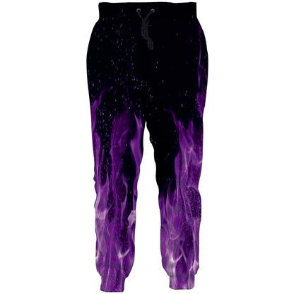 Lila Flamme Lustige Jogginghose