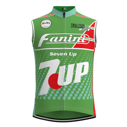 Fanini Seven Up Green Retro MTB Cycling Vest