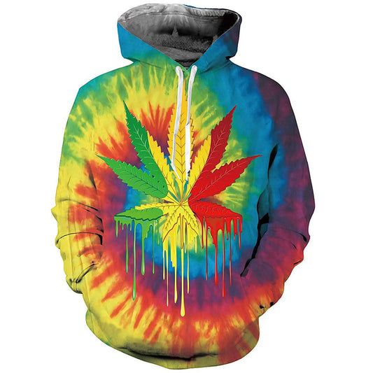 Bunter Weed-Hoodie