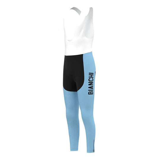 BIANCHI Blauwe Retro MTB Fietsbroek