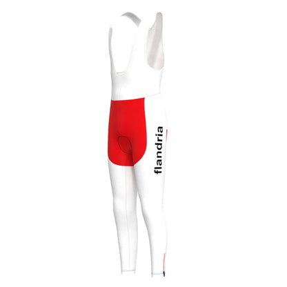 Shimano Flandria Weiß Rot Retro MTB Fahrradhose