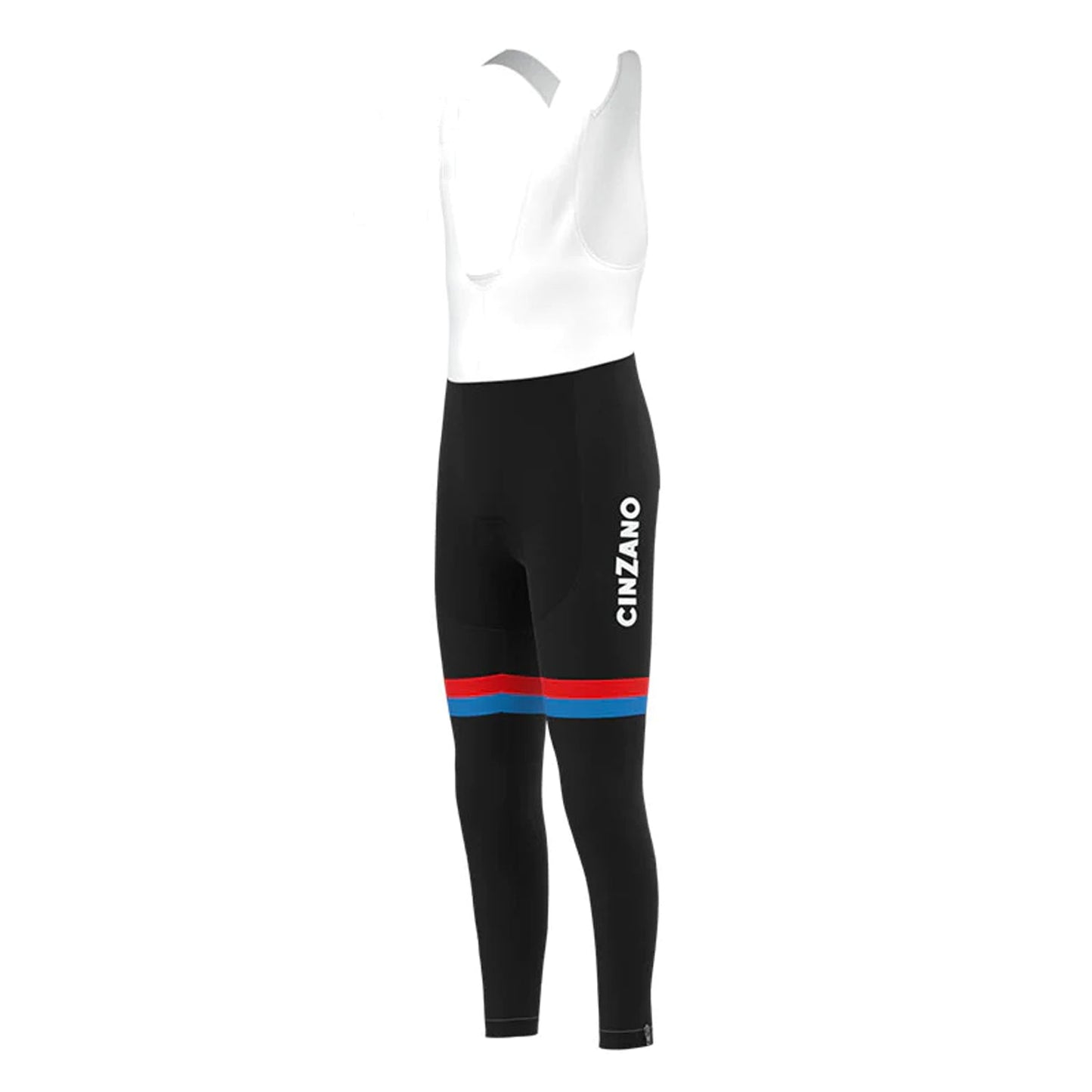 Cinzano – Passendes Set aus schwarzem langärmeligem Radtrikot