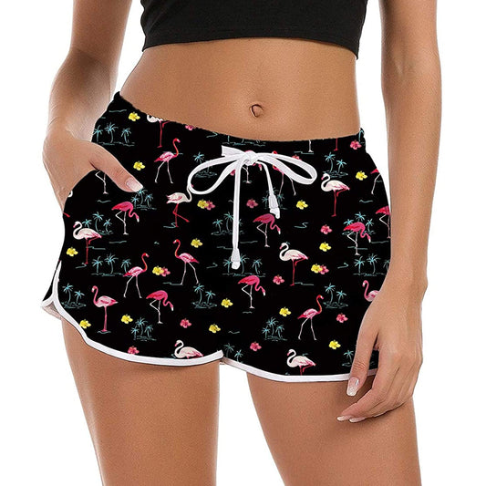 Flamingos Grappige Board Shorts voor Vrouwen