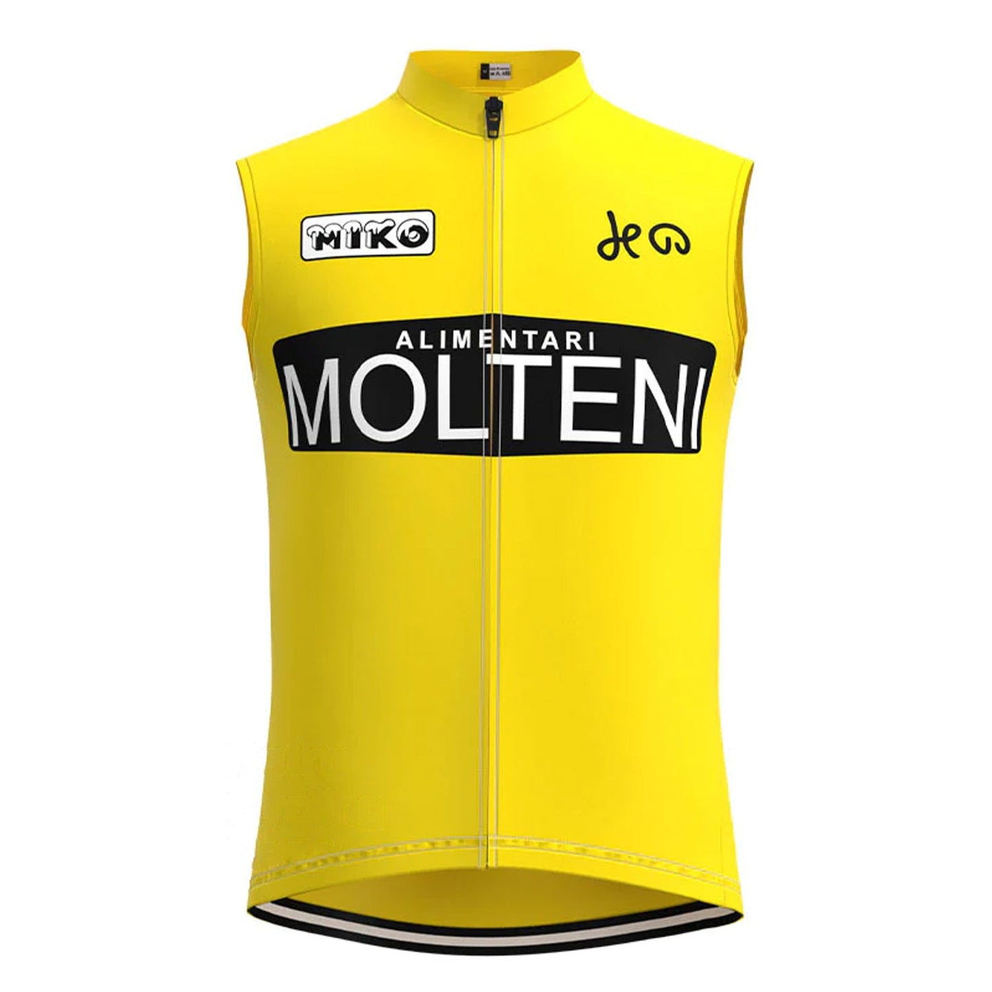 Molteni geel retro MTB-fietsvest