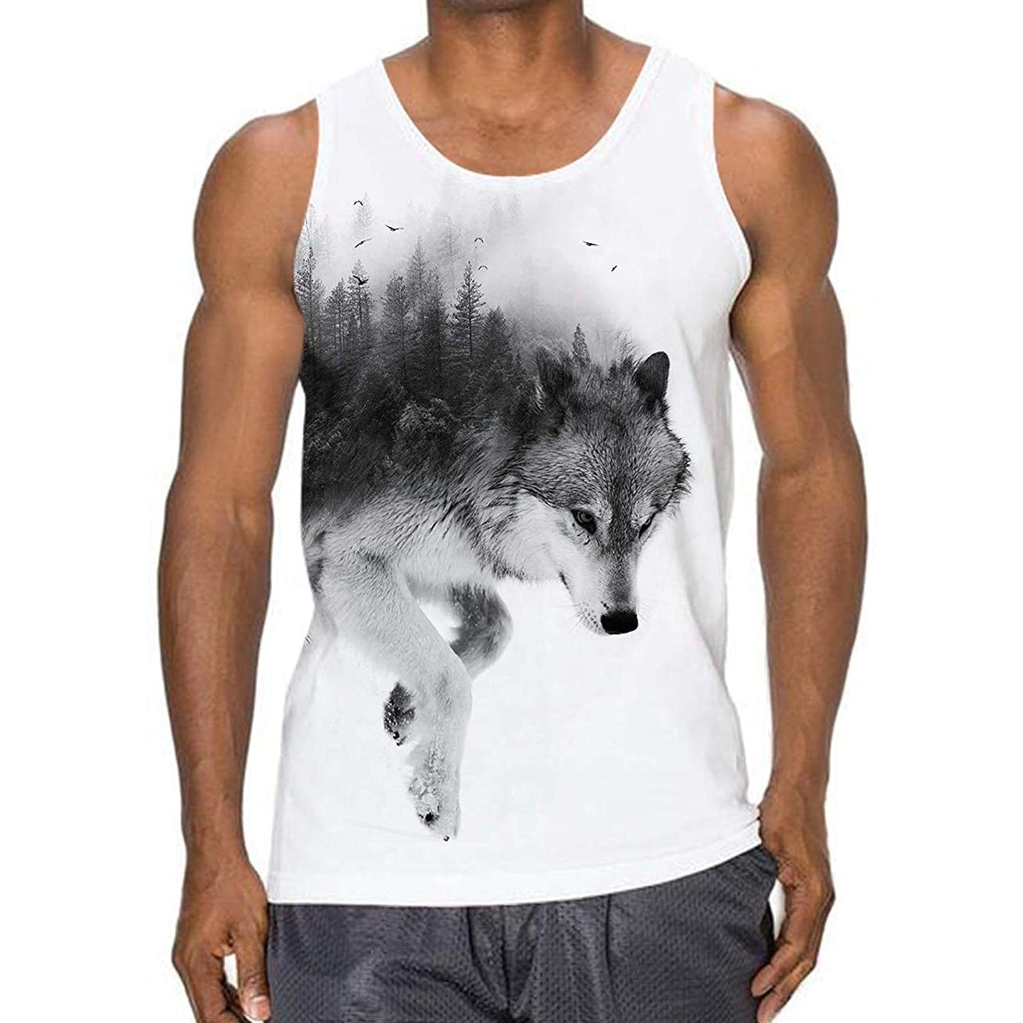 Forest Wolf Grappig Tanktopje