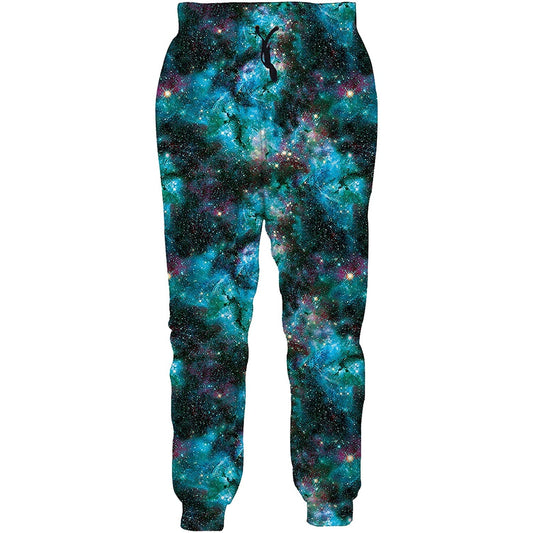 Lustige Jogginghose „Blue Galaxy“