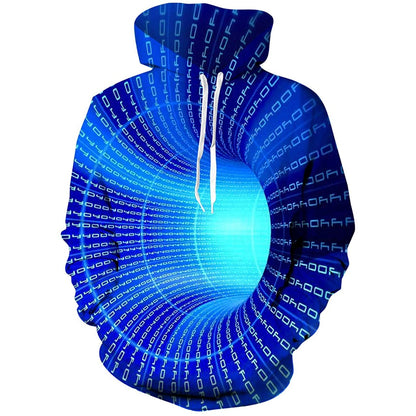 Blauwe Eddy Grappige Hoodie