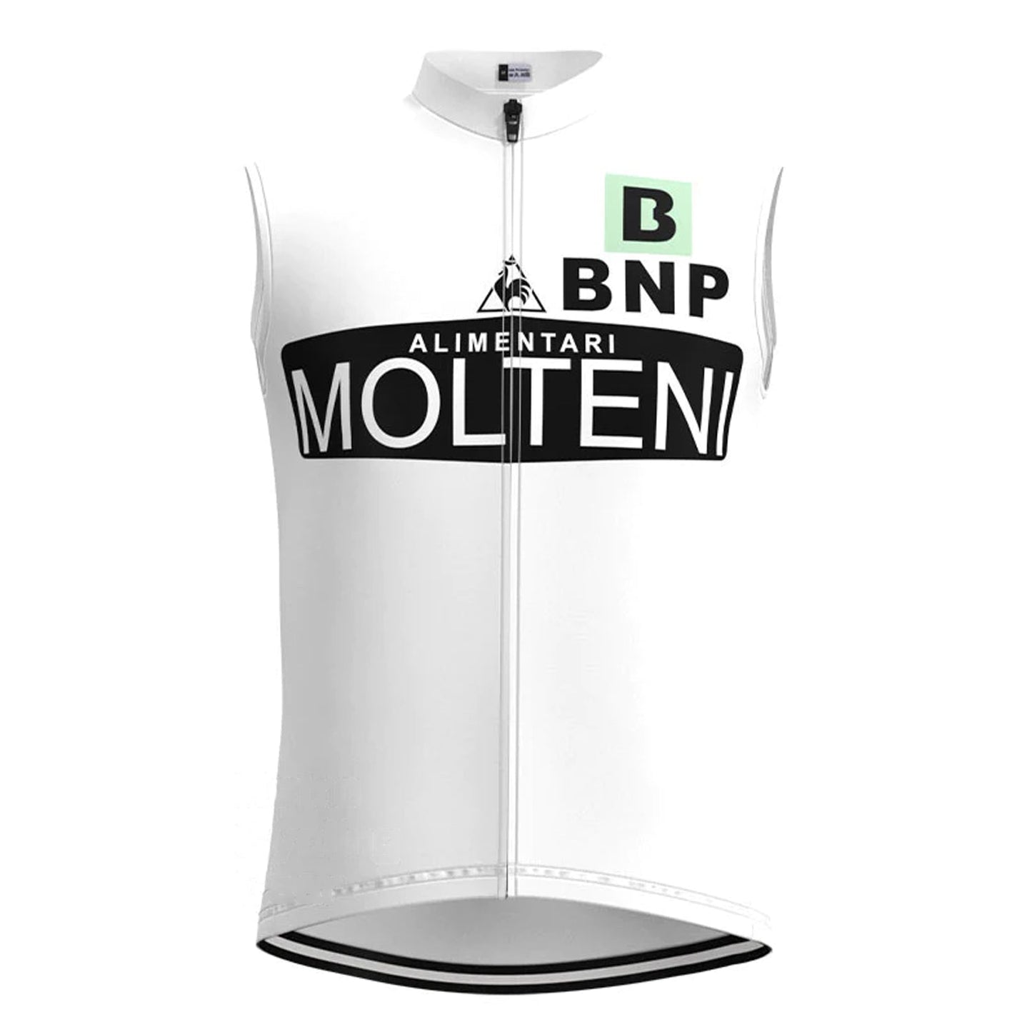 Molteni Wit Retro MTB-fietsvest