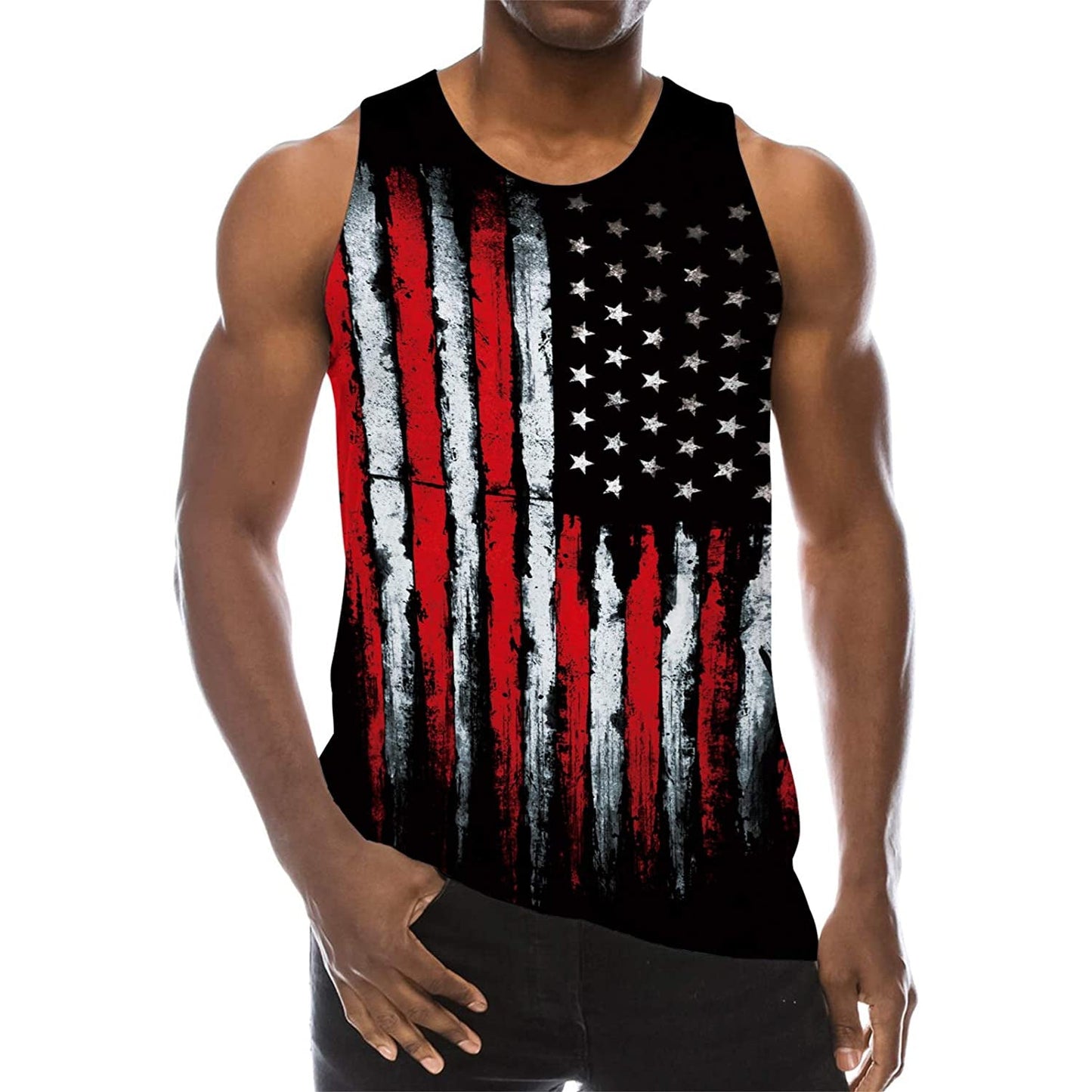 American Flag Funny Tank Top