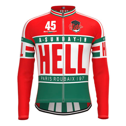 A Sunday in Hell Long Sleeve Cycling Jersey Matching Set