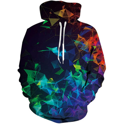 Bunter geometrischer lustiger Hoodie