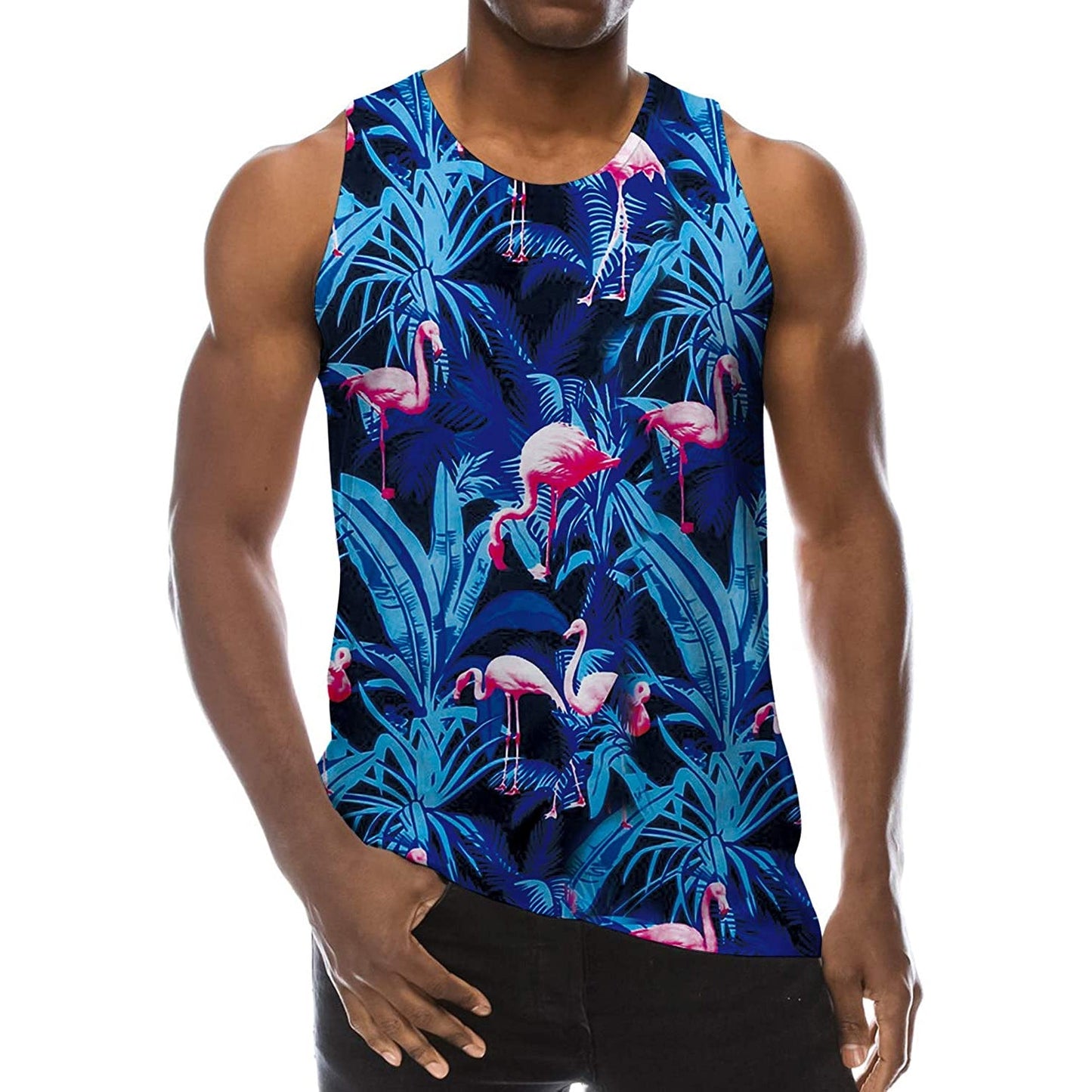 Flamingos Funny Tank Top