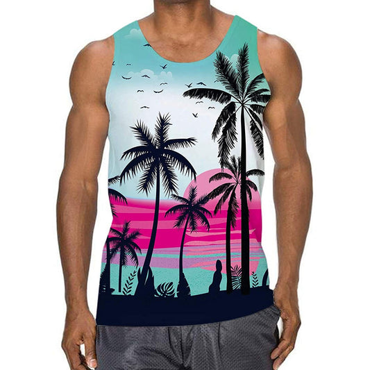 Lustiges Kokosnussbaum-Tanktop