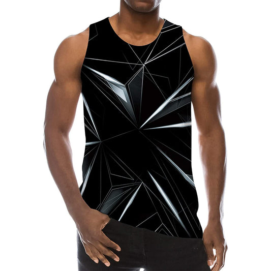 Lustiges Tank Top mit Diamanten