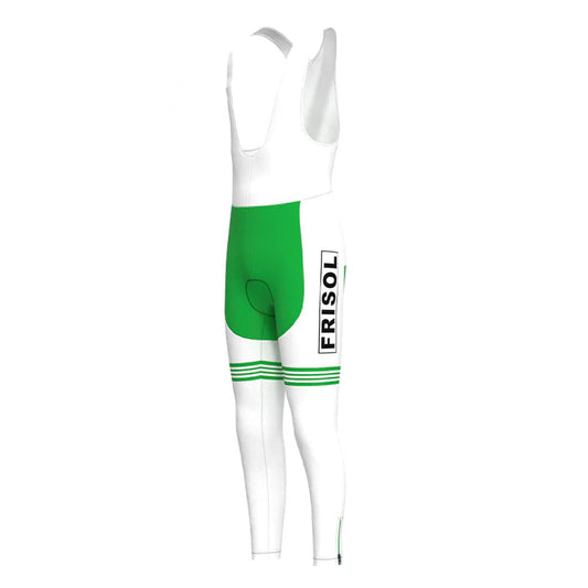 Frisol Groen Wit Retro MTB Fietsbroek