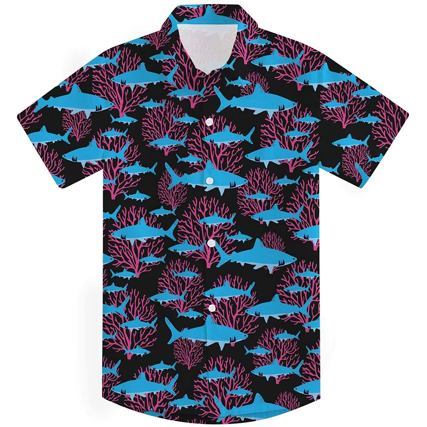 Coral Shark Funny Toddler Hawaiian Shirt