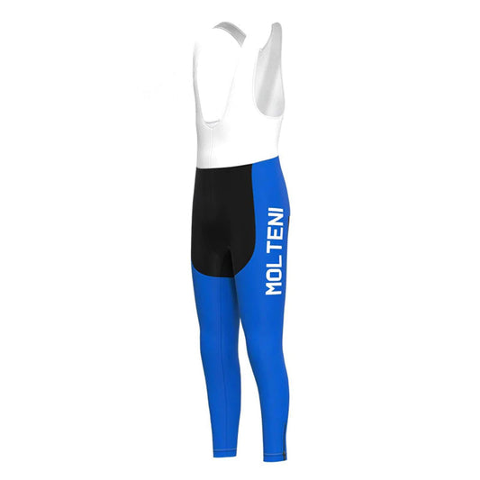 Molteni blauwe retro MTB-fietsbroek