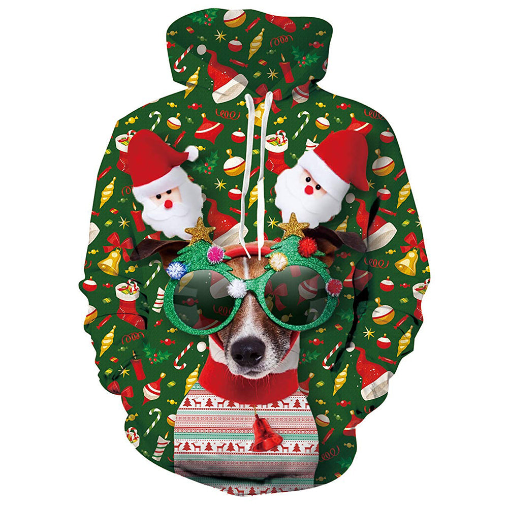 Weihnachts-Hoodie für Hunde