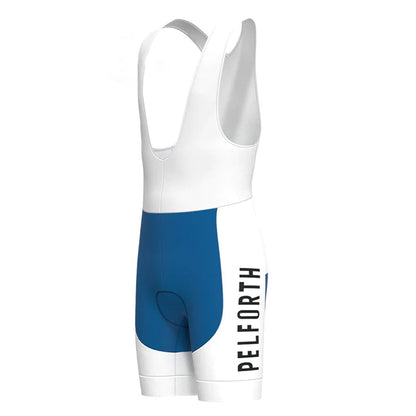 Pelforth Sauvage Lejeune White Vintage Cycling Bib Shorts