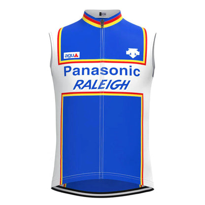 Panasonic Raleigh Blauw Retro MTB Fietsvest