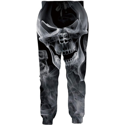 Smoke Skull Funny Sweatpants