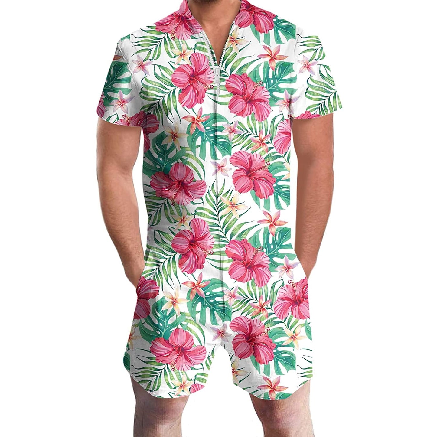 Hawaiianischer Blumen-Strampler