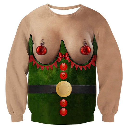 Elf Boobs Lelijke Kersttrui