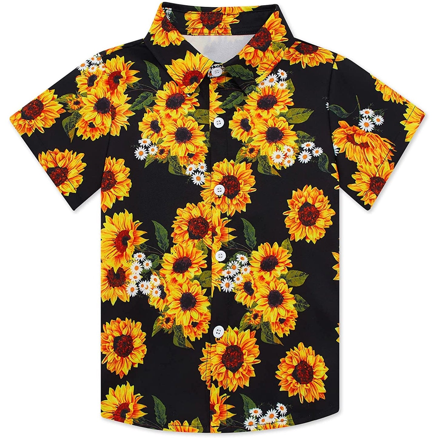 Zonnebloemen Grappig Peuter Hawaiiaans Shirt