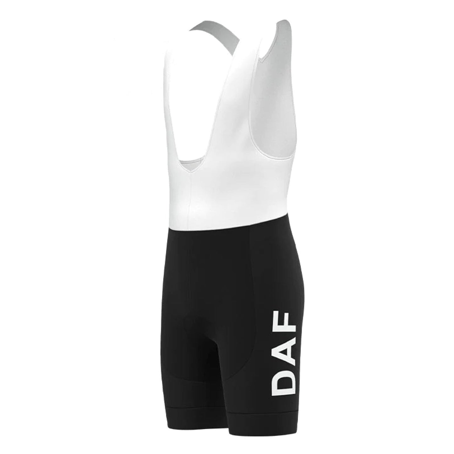 DAF Trucks – Schwarze Vintage-Radsport-Trägershorts