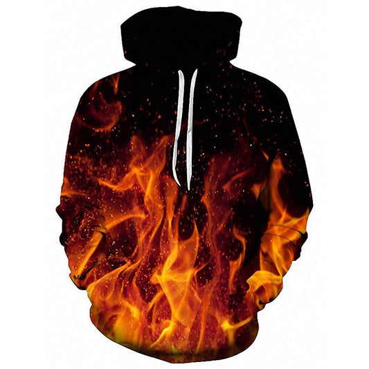 Feuer Flammen Kapuzenpullover