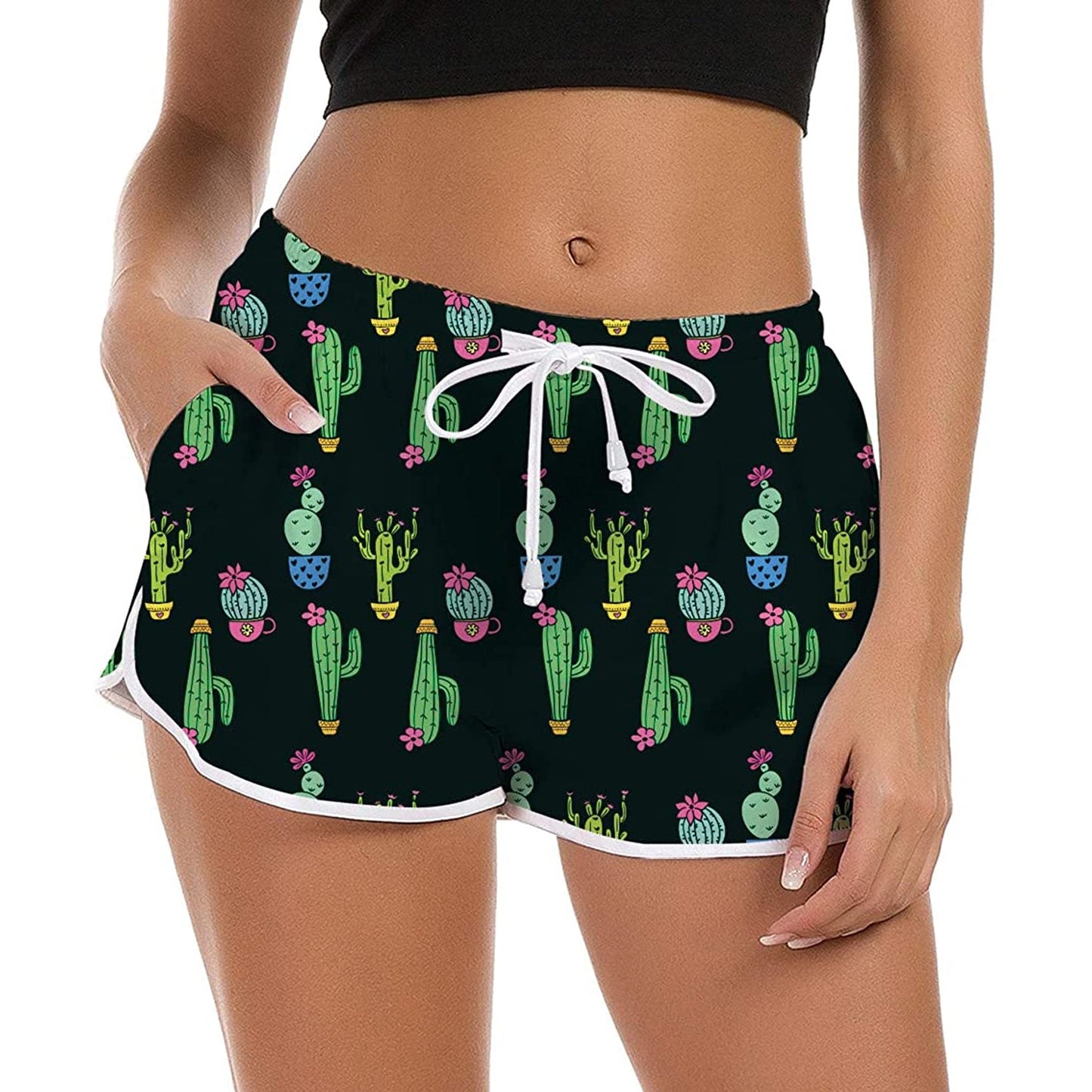 Cactus Funny Board Shorts voor dames