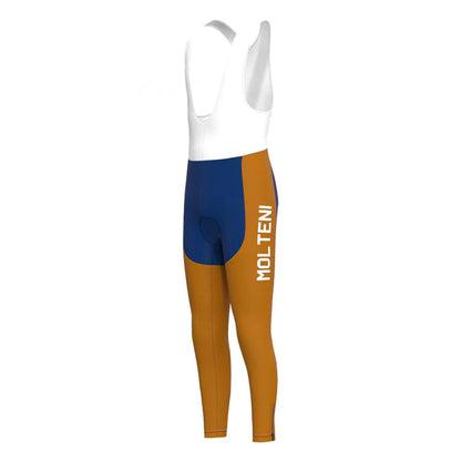 Molteni blauwbruine retro MTB-fietsbroek