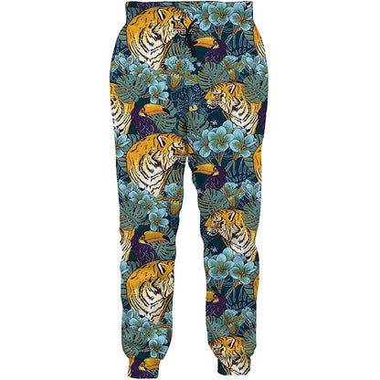 Bladeren Tijger Grappige Joggers