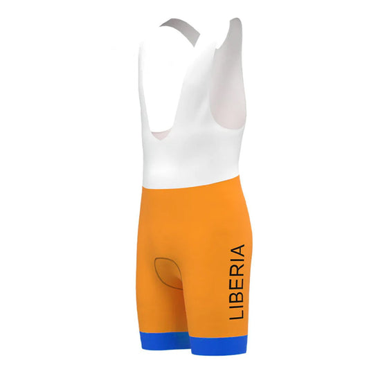 LIBERIA Grammont Orange Vintage Radsport-Trägerhose 