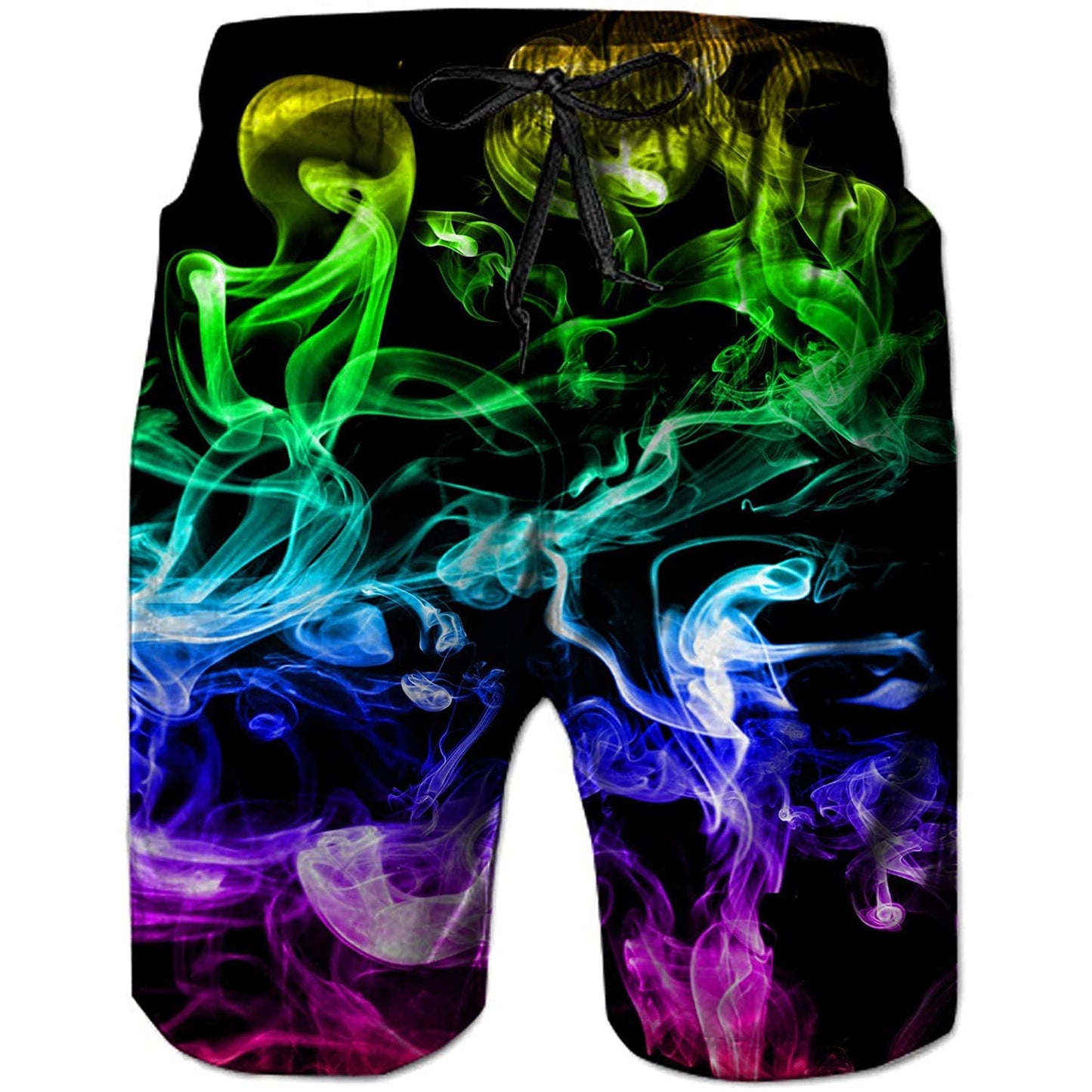 Colorful Smoke Funny Swim Trunks