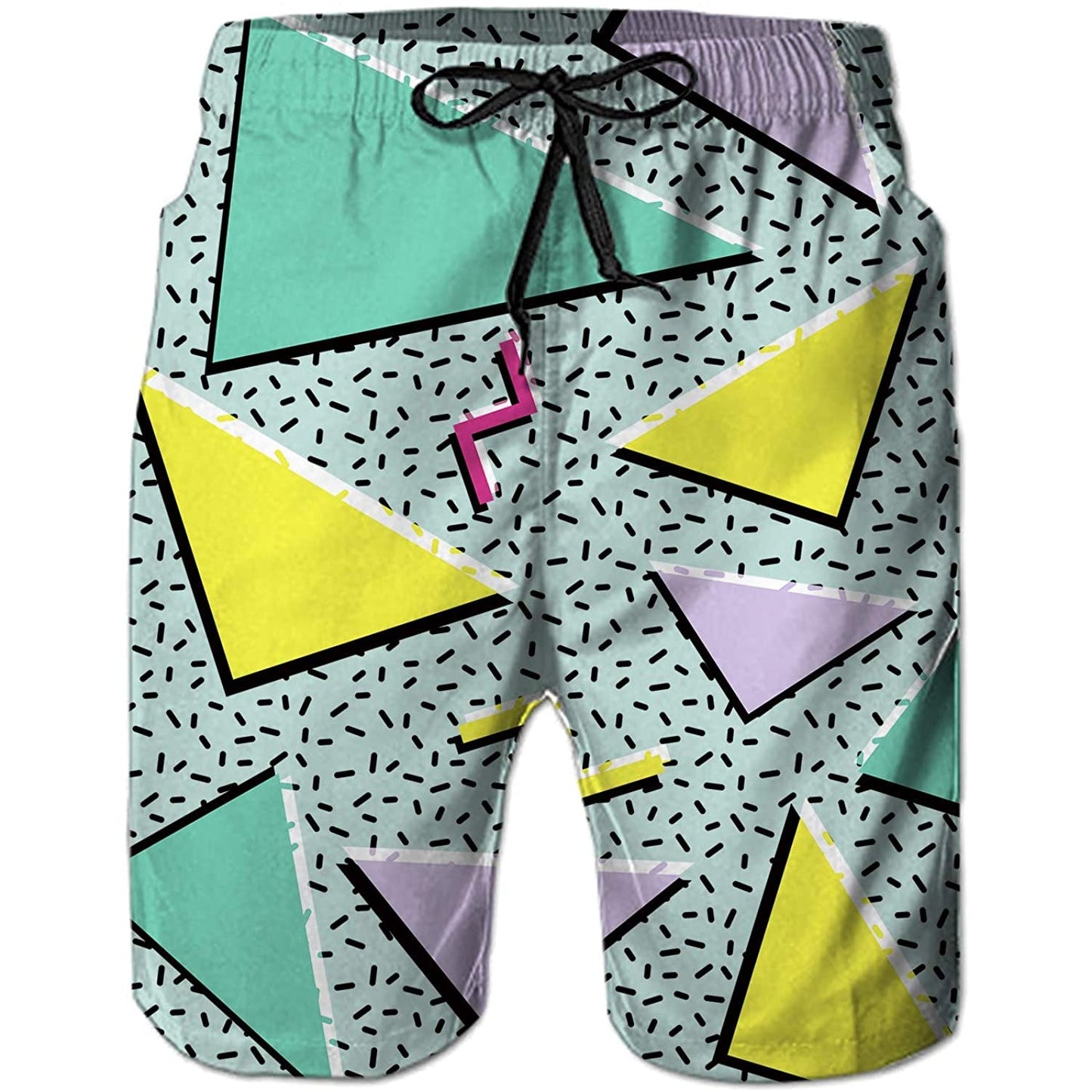 Geometry Funny Swim Trunks