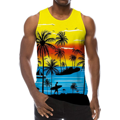 Lustiges Tropisches Hawaii Tank Top