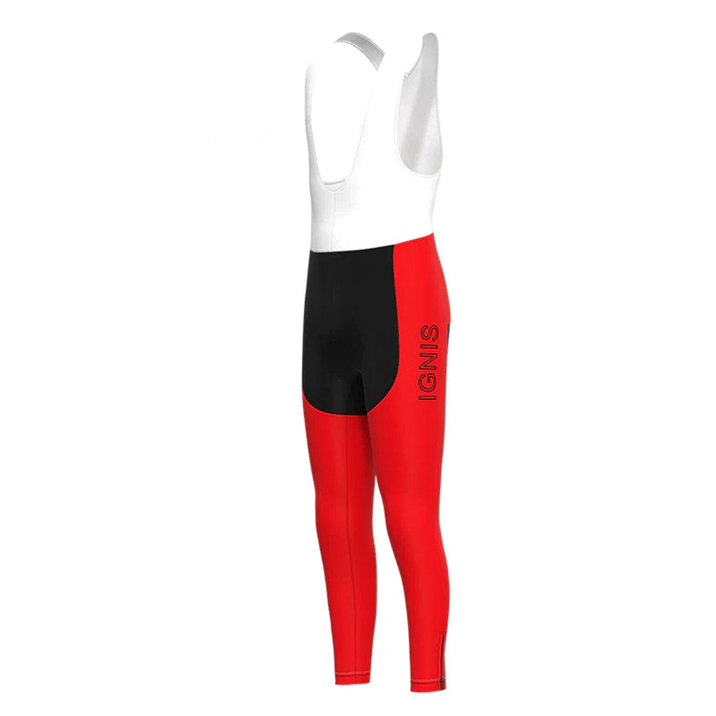 Ignis Schwarz Rot Retro MTB Fahrradhose