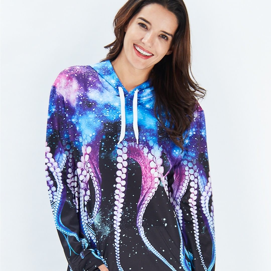 Colorful Octopus Hoodie