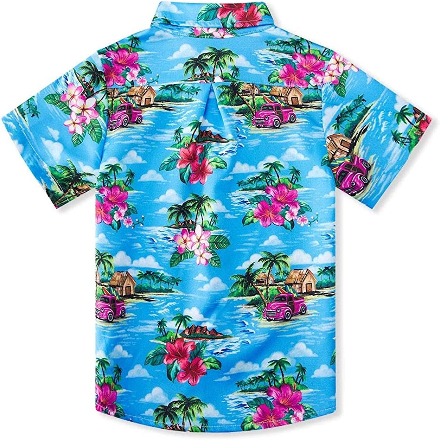 Insel Auto Lustige Kleinkind Hawaiian Shirt