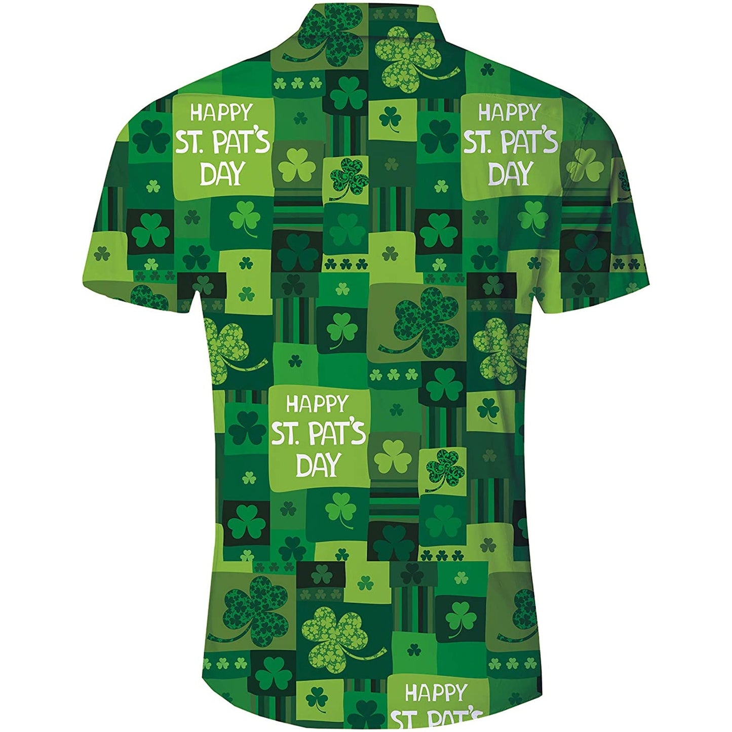 Groen St. Patrick's Day Grappig Hawaiiaans Shirt