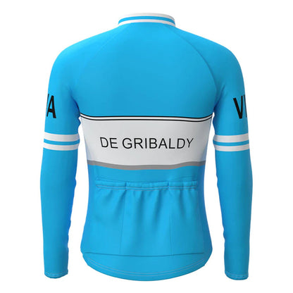 Frimatic–de Gribaldy, Blaues Vintage-Langarm-Radtrikot