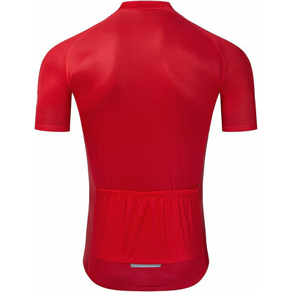 Rood Korte Mouw Heren Grappig MTB Korte Mouw Fietsshirt Top