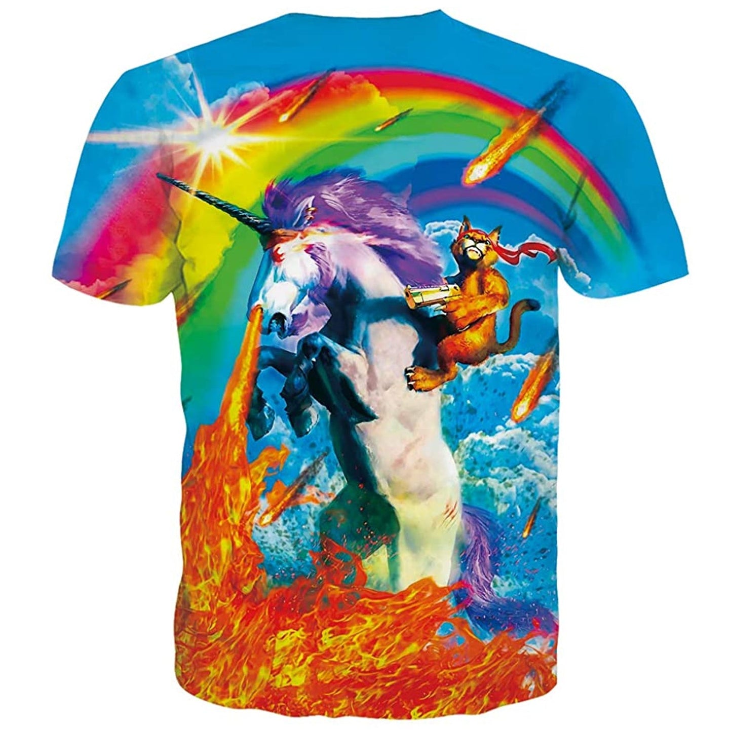 Lustiges T-Shirt mit Einhorn-Motiv