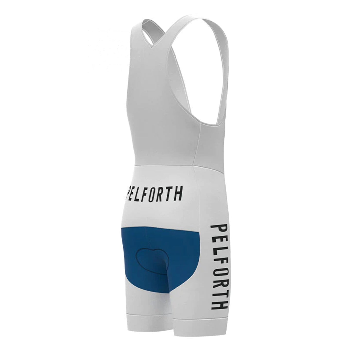 Pelforth Sauvage Lejeune White Vintage Cycling Bib Shorts