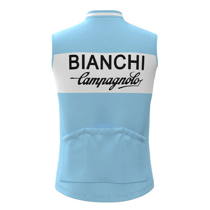 Bianchi Blaue Retro MTB Fahrradweste