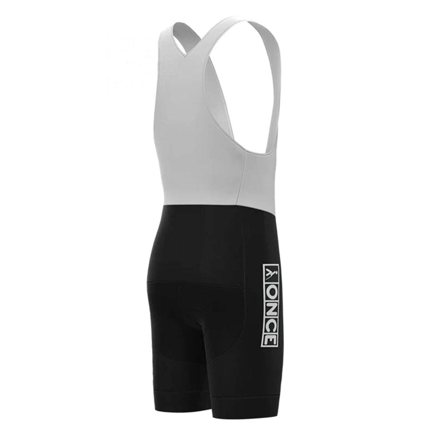 ONCE Schwarze Vintage-Radsport-Trägershorts 