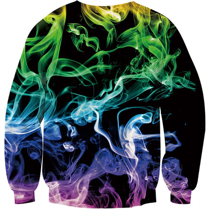 Colorful Smoke Ugly Christmas Sweater